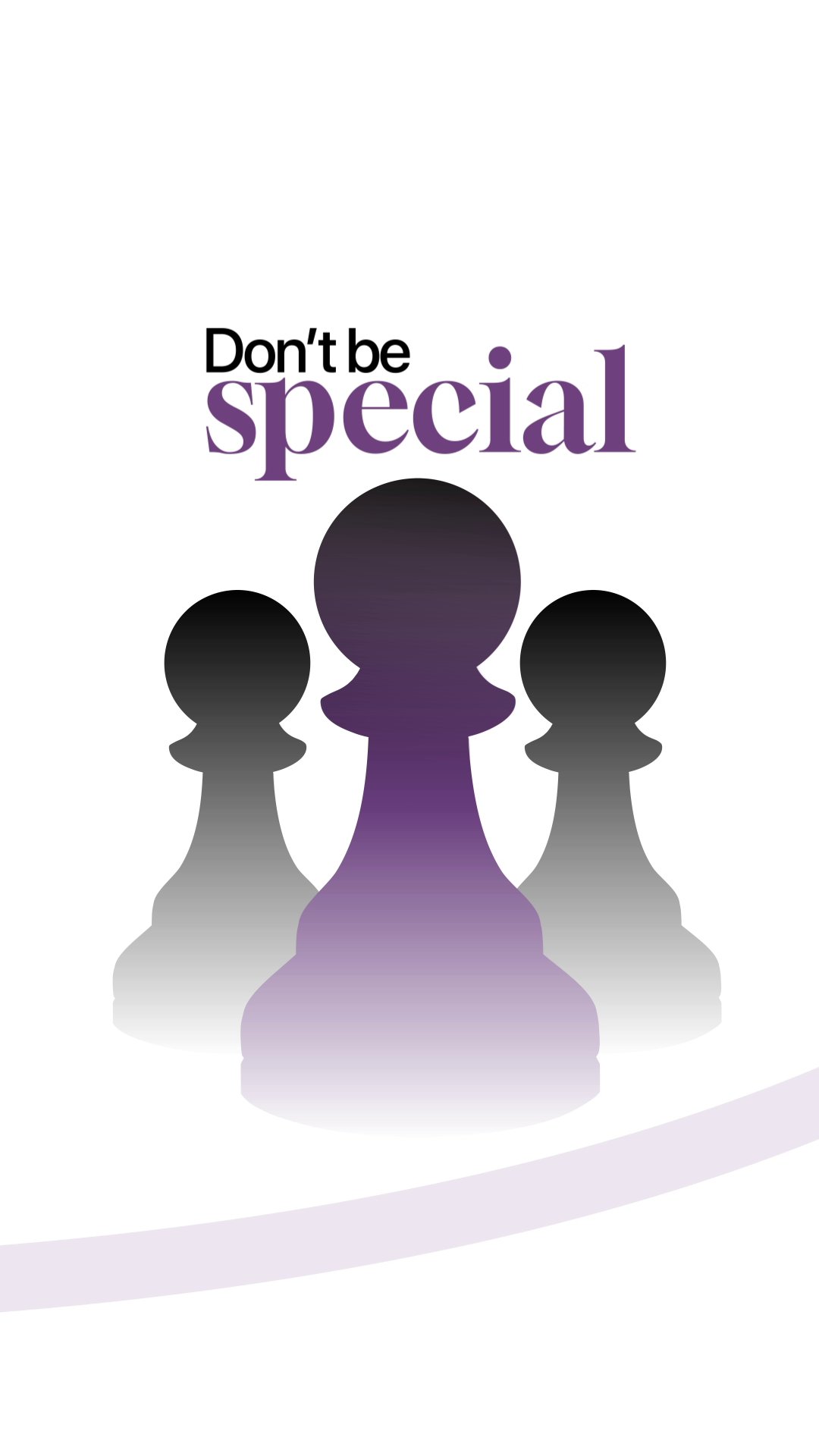 Purple Pawn Gradient Poster by Hasnain by Raivcoo