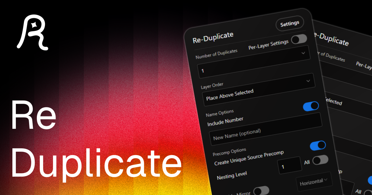 Re-Duplicate: Layer Duplicator